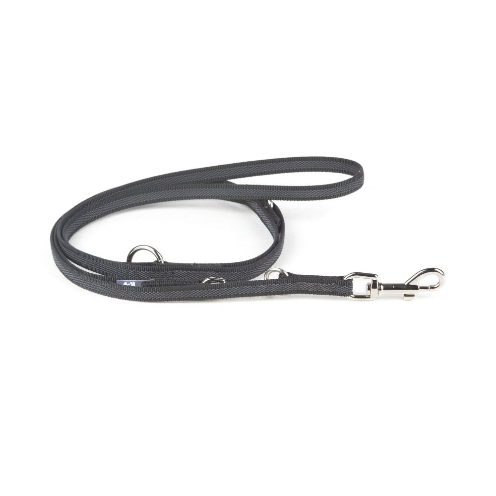 Kép Julius-K9® Color & Gray® IDC®Color&Gray® verstellbare Leine mit Doppelkarabiner - 20 mm breit