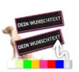 Rosa  P24S Klettsticker Wunschlogos für Julius-K9 Powergeschirre Baby und Klein Größe